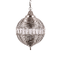 Hanglamp Georgio 30 cm klein 1 lichts mat chroom