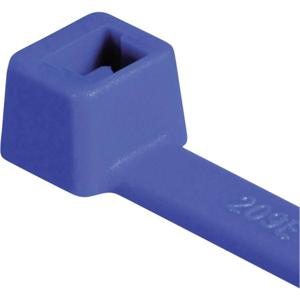 HellermannTyton 111-03008 T30R-PA66-BU Kabelbinder 150 mm 3.50 mm Blauw Weerstabiel 100 stuk(s)