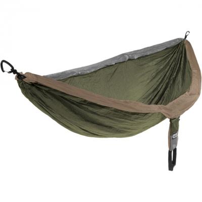 Eno hangmat Doublenest 2,8 x 1,9 m nylon khaki/grijs 4-delig Eno hangmat Doublenest 2,8 x 1,9 m nylon khaki/grijs 4-delig