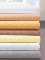 Badstof-hoeslaken Van Schlafgut wit