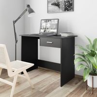 Bureau 100x50x76 cm bewerkt hout wit