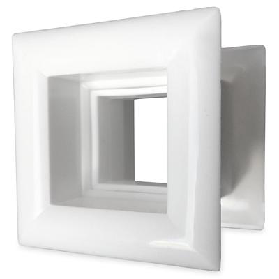 Vierkant Deurrooster 29 X 29mm - Kunststof Wit Vierkant Deurrooster 29 X 29mm - Kunststof Wit