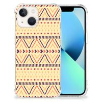 iPhone 13 Doorzichtige Silicone Hoesje Aztec Yellow - thumbnail