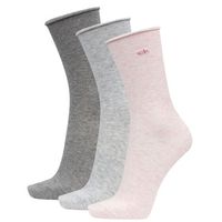 Calvin Klein 3 stuks Emma Roll Top Crew Socks