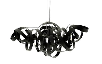 Jacco Maris - Montone kroonluchter driehoek 7 zwart