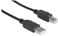 Manhattan Usb-A To Usb-B Cable, 5M, Male To Male, 480 Mbps (Usb, 337779