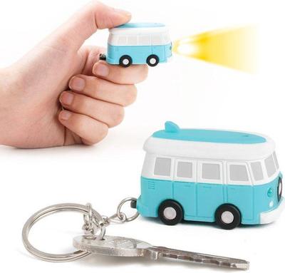 Balvi sleutelhanger busje met licht & geluid blauw Balvi sleutelhanger busje met licht & geluid blauw