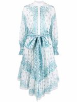 Alexandre Vauthier robe-chemise à imprimé cachemire - Blanc - thumbnail