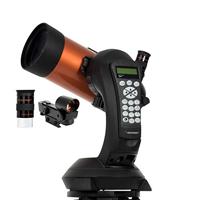 Celestron 11049 NexStar 4SE Geautomatiseerde Maksutov-Cassegrain-telescoop met volledig automatische montering, SkyAlign-technologie en XLT-coating, Zwart/oranje
