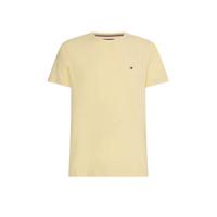 Tommy Hilfiger T-shirt met biologisch katoen lichtgeel
