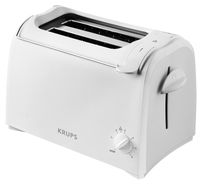 Krups Proaroma KH151110 broodrooster 6 2 snede(n) 850 W Wit - thumbnail