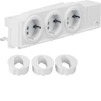 Hager TN002S DIN-rail contactdoos zonder klapdeksel Zuiver wit (RAL 9010) 1 stuk(s) - thumbnail