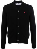 Comme Des Garçons Play cardigan léger en laine - Noir