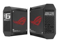 ASUS ROG Rapture GT6 (B-2-PK) Tri-band (2.4 GHz / 5 GHz / 5 GHz) Wi-Fi 6 (802.11ax) Zwart 4 Intern - thumbnail