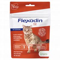 Flexadin Cat Joint Support (60 kauwbrokjes) 3 x 60 tabletten