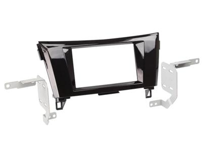 2-DIN Paneel Nissan Qashqai/ X-trail 2014-2018 Kleur: Zwart 2-DIN Paneel Nissan Qashqai/ X-trail 2014-2018 Kleur: Zwart