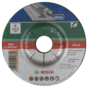 Bosch Accessoires Afbraamschijf gebogen, metaal | 115 X6 Gebogen - 2609256336