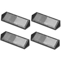 ProPlus Reflector - set 4x - wit - schroefbevestiging - 104 x 40 mm