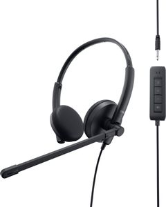 Dell Dell Stereoheadset - WH1022 On Ear headset Zwart