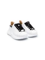 Philipp Plein Junior baskets à contrefort logo - Blanc - thumbnail