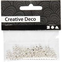 Creotime kralen Creative Deco 150 stuks zilver