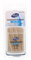 Idyl Tandenstokers extra dun met fluoride en mintsmaak (120 st)