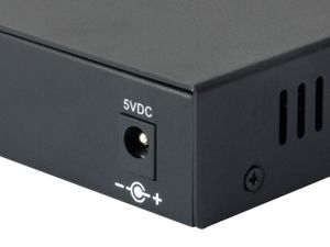 LevelOne GVT-0500 netwerk media converter 10000 Mbit/s Zwart