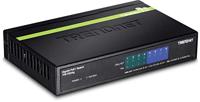 TRENDnet TPE-TG80G 8-poorts Gigabit PoE + -switch 8 x Gigabit PoE + poorten, 123 W PoE prestatiebudget, desktop ethernet-netwerkschakelaar, metaal