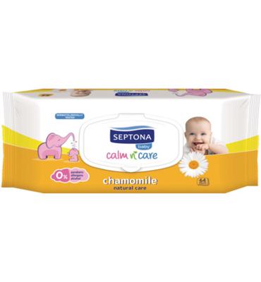 Septona Septona Baby Doekjes Kamille (64st)