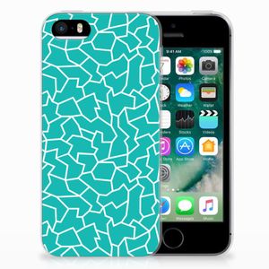 Apple iPhone SE | 5S Hoesje maken Cracks Blue