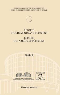 Reports of judgments and decisions / recueil des arrets et decisions - Paperback (9789462400191)