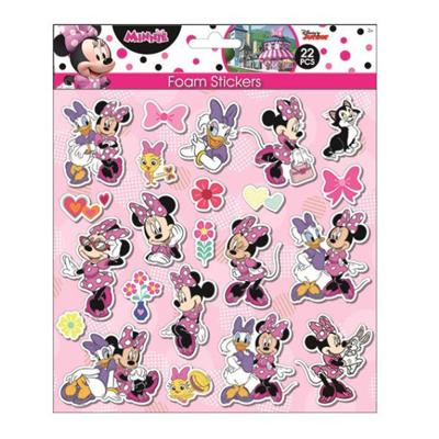 Disney Foamstickers Minnie Mouse 24 X 20,5 Cm 22-delig Roze