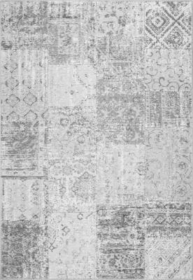 Lichtgrijs Vintage Vloerkleed Presta 3637 Lichtgrijs Vintage Vloerkleed Presta 3637