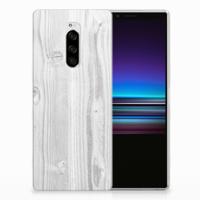 Sony Xperia 1 Bumper Hoesje White Wood