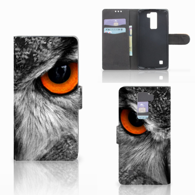 LG K8 Telefoonhoesje met Pasjes Uil LG K8 Telefoonhoesje met Pasjes Uil