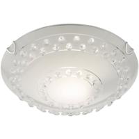 Led Plafondlamp - Plafondverlichting - Trion Crasto - E27 Fitting - 1-lichts - Rond - Mat Wit - Aluminium