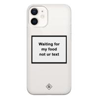 iPhone 12 transparant hoesje - Waiting for my food