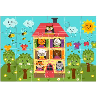 Luna Legpuzzel Dieren Junior 41 X 28 Cm Karton 24-delig