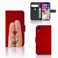 Apple iPhone Xr Wallet Case met Pasjes Liefde - Origineel Romantisch Cadeau - thumbnail