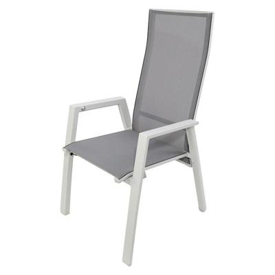 Altona verstelbare stapelstoel mist grey - Oosterik home