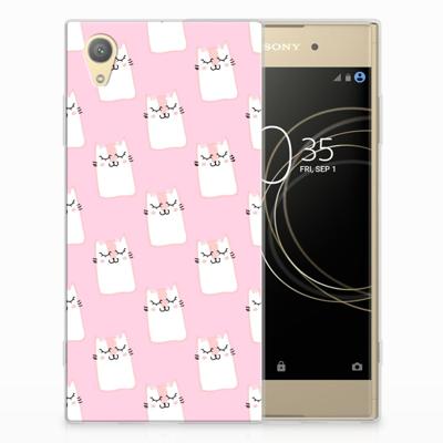 Sony Xperia XA1 Plus TPU Hoesje Sleeping Cats Sony Xperia XA1 Plus TPU Hoesje Sleeping Cats