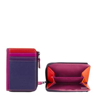 Mywalit leren pasjeshouder fuchsia/paars
