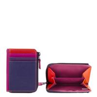 Mywalit leren pasjeshouder fuchsia/paars