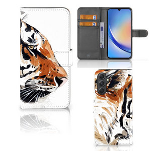 Hoesje Samsung Galaxy A24 4G Watercolor Tiger