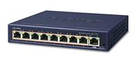 Planet 8-poorts 10/100/1000T 802.3at PoE 1-Port Gigabit Desktop Switch
