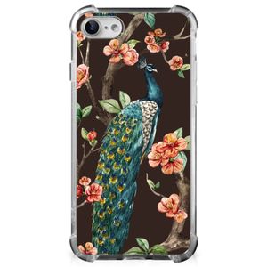 iPhone SE 2022/2020 | iPhone 8/7 Case Anti-shock Pauw met Bloemen