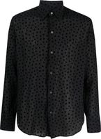 FURSAC polka-dot crepe shirt - Noir - thumbnail