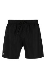 Lacoste short de bain à logo brodé - Noir