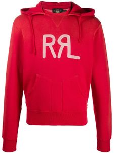 Ralph Lauren RRL hoodie à logo imprimé - Rouge