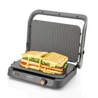 arzum AR2001 Tosti-apparaat Controlelampje, Grillfunctie, Anti-aanbaklaag Zilver - thumbnail